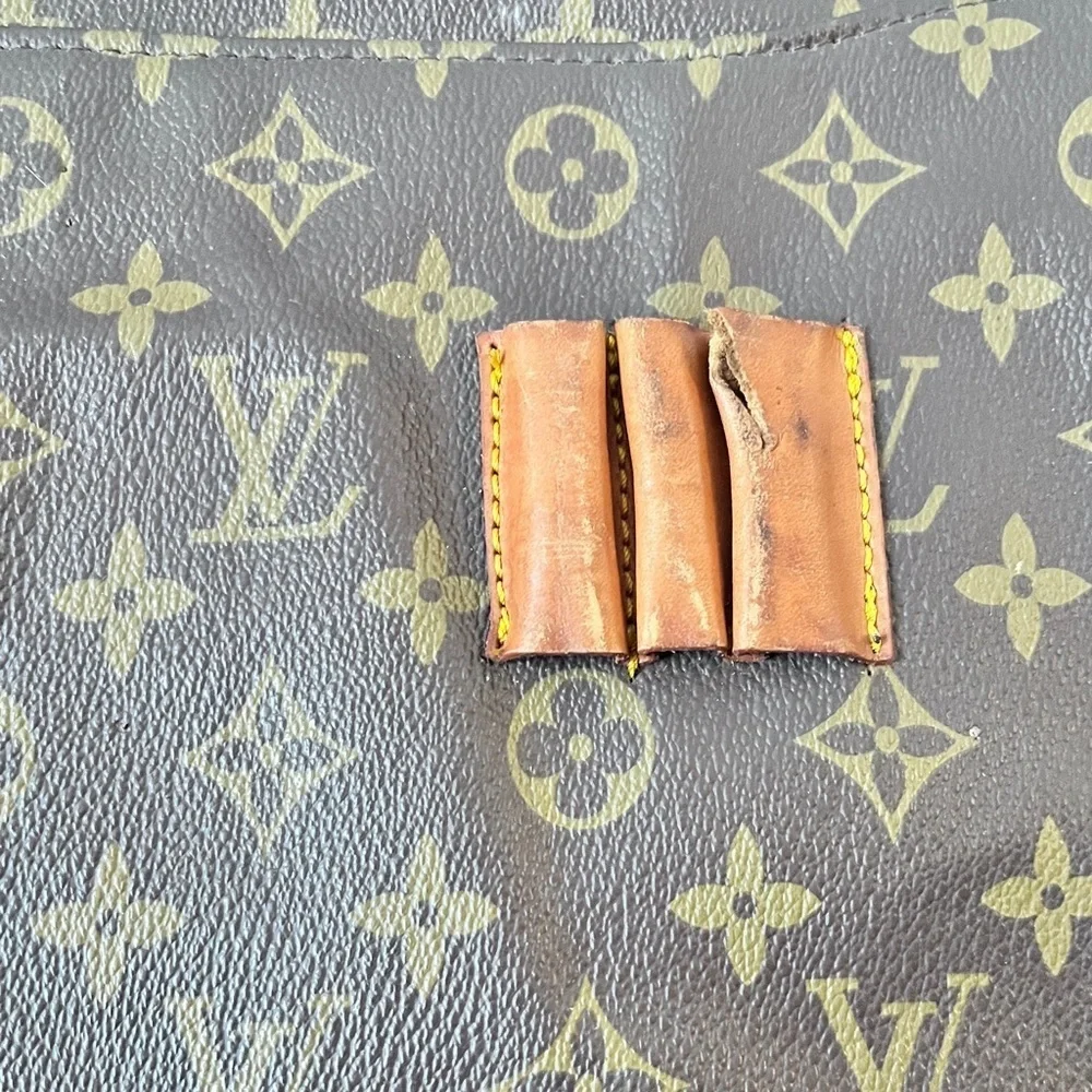 Louis Vuitton Vintage 80s Monogram Document Folding Laptop Portfolio Clutch